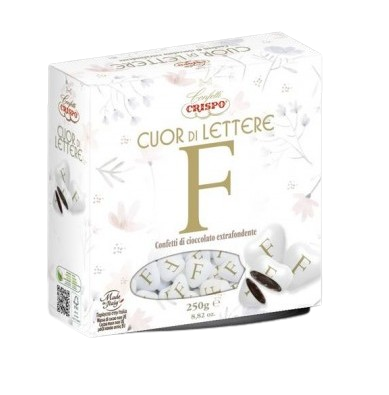 CONFETTI CRISPO CUOR DI LETTERA F GR250
