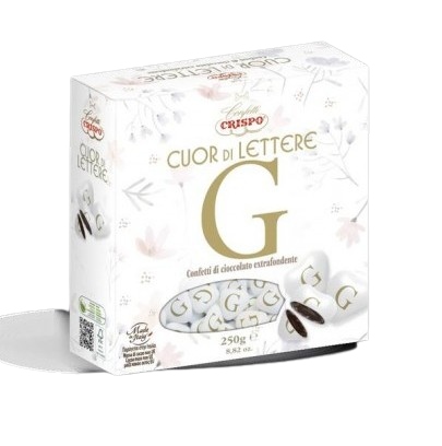 CONFETTI CRISPO CUOR DI LETTERA G  GR250          
