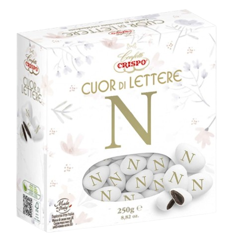 CONFETTI CRISPO CUOR DI LETTERA N GR250