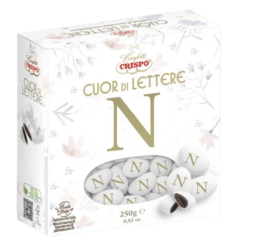 CONFETTI CRISPO CUOR DI LETTERA N  GR250          