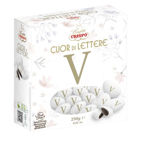 CONFETTI CRISPO CUOR DI LETTERA V GR250