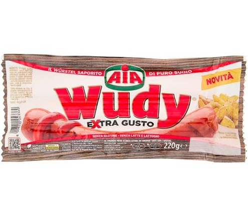 WURSTEL WUDY EXTRAGUSTO DI SUINO GR.100