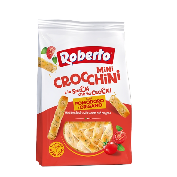 ROBERTO MINI CROCCHINI POMODORO E ORIGANO MULTIPACK 150G
