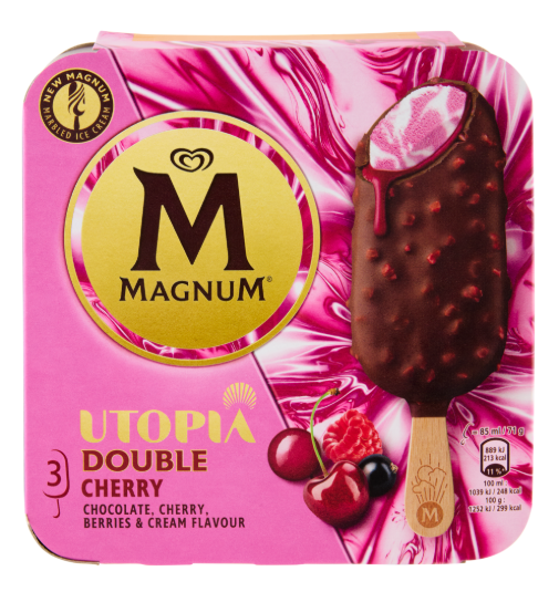 ALGIDA MAGNUM DOUBLE AMARENA X3