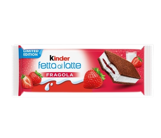 KINDER FETTA AL LATTE T5X8 FRAGOLAO