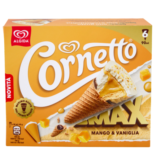 ALGIDA CORNETTO MAX MANGO X6 G390                 