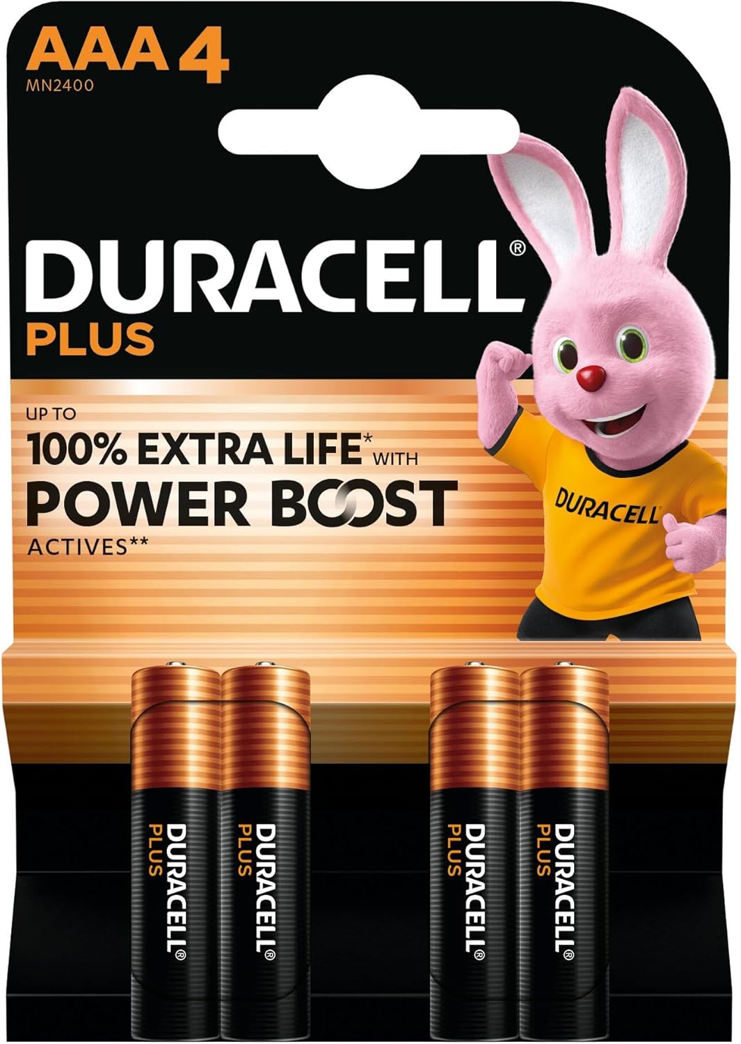 DURACELL PLUS POWERBOOST AAA MINISTILO X4