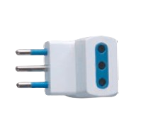 PRESA TRIPLA BL 10 A 2P+T