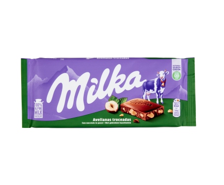 MILKA TAV.NOCCIOLE SPEZZATE 90G