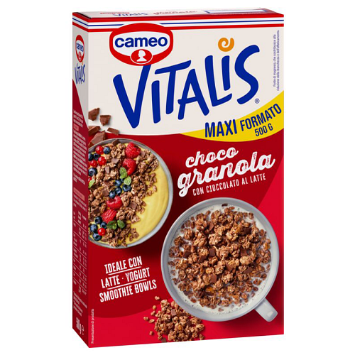 CAMEO VITALIS GRANOLA CHOC GR500                        G