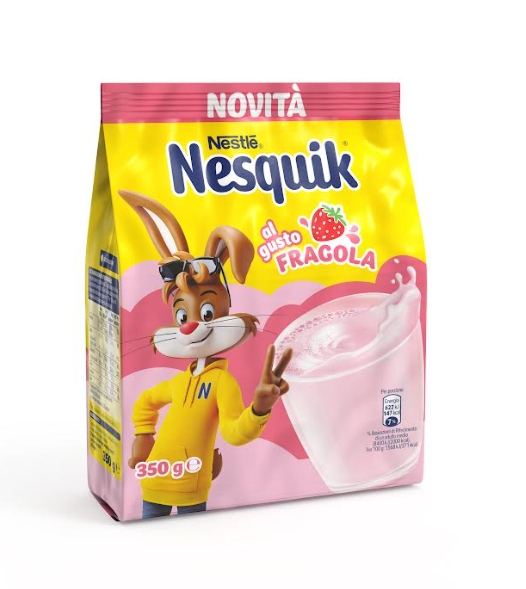 NESQUIK NESTLE'POLVERE FRAGOLA GR.350             