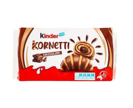 FERRERO KINDER KORNETTI AL CIOCCOLATO 227G