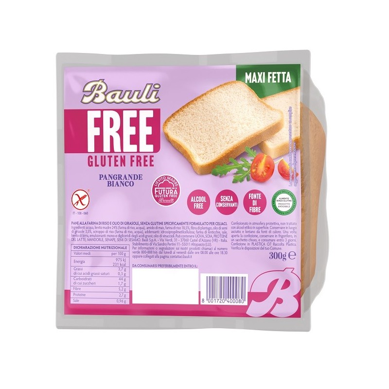 BAULI PANGRANDE BIANCO S/GLUTINE GR.300