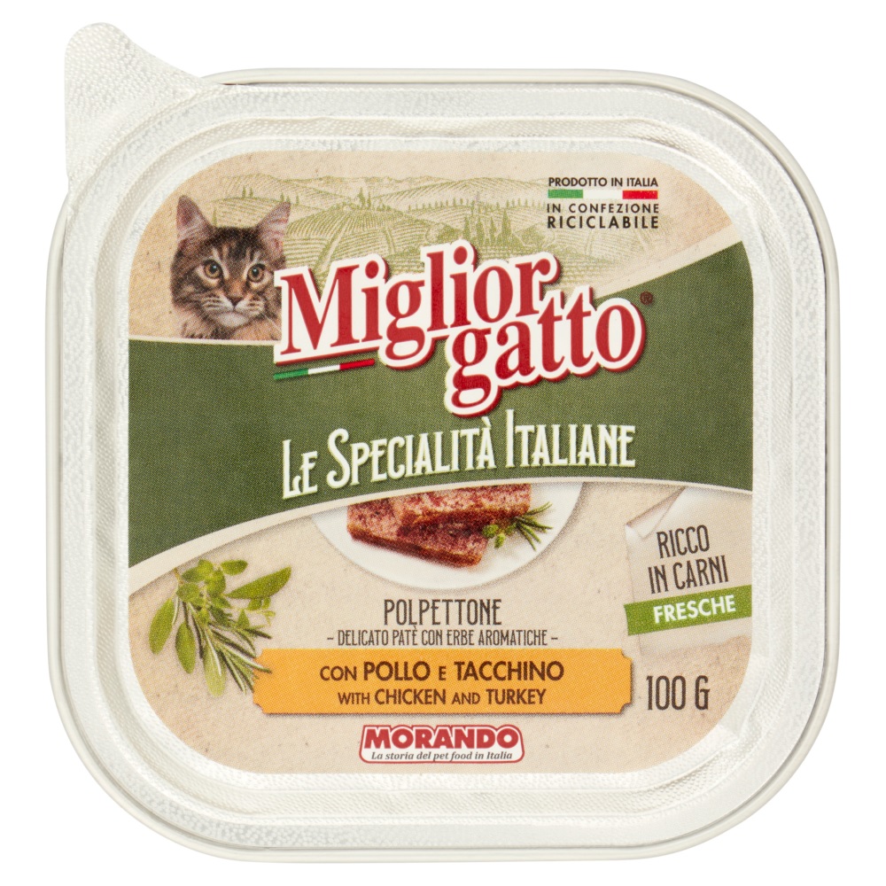 MORANDO GATTO SPEC.ITALIANE PATE'POLLO TAC.GR.100