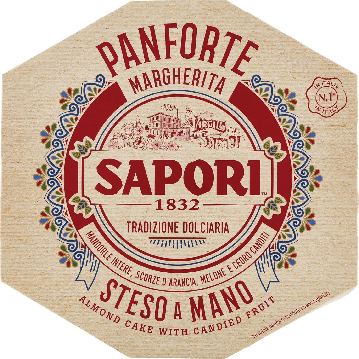 SAPORI PANFORTE MARGHERITA GR.500