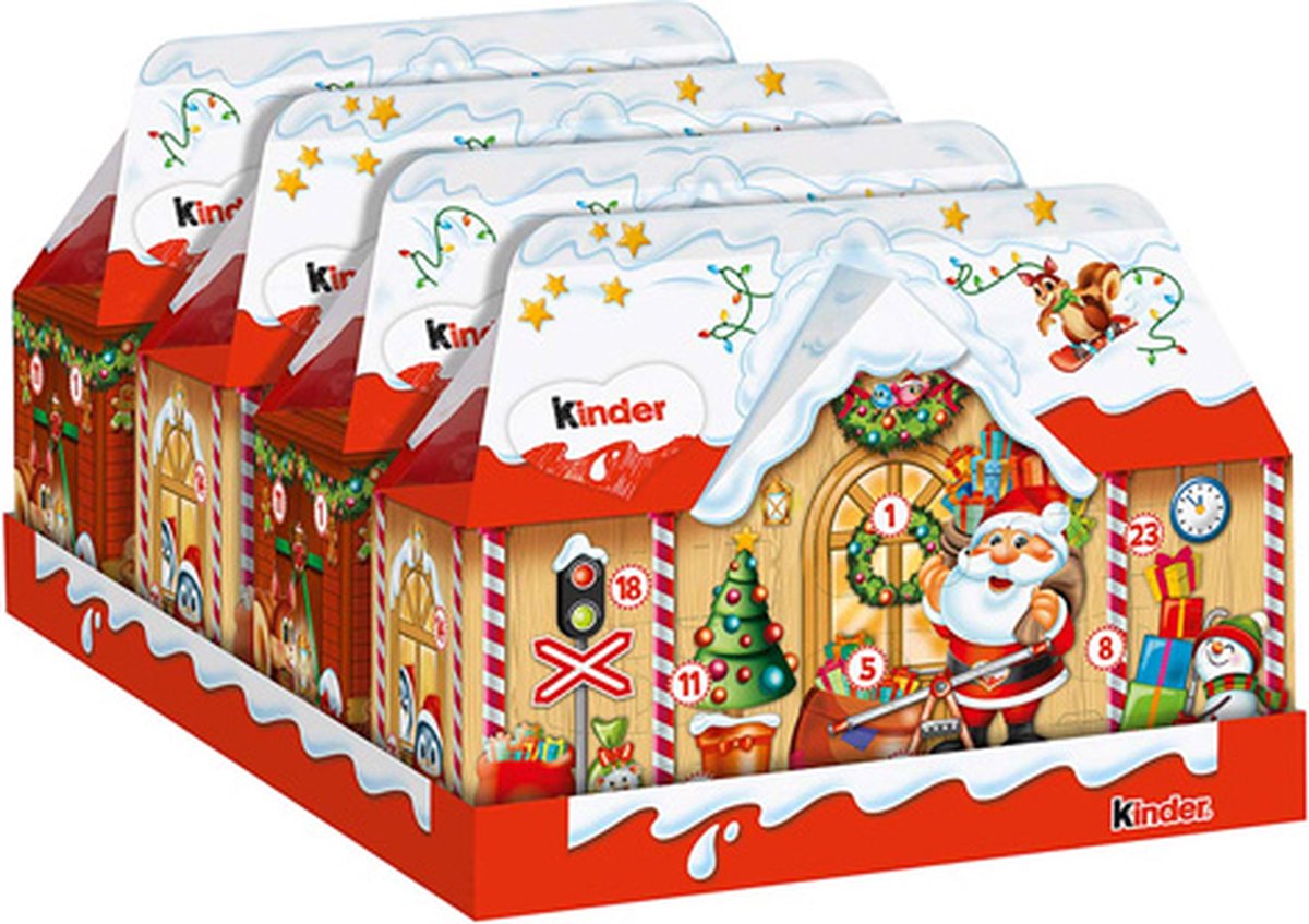 FERRERO KINDER CALENDENDARIO AVVENTO CASA 3D GR.234