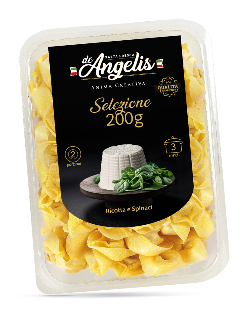 TORTELLINI FRESCHI DEANGELIS RICOTTA SPINACI GR200