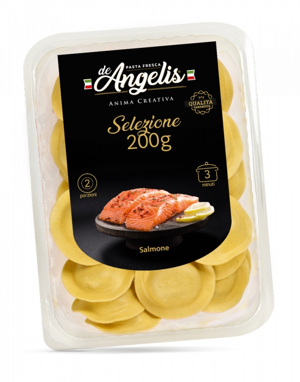 TORTELLIBI FRESCHE DEANGELIS SALMONE GR.200 LUNETTE