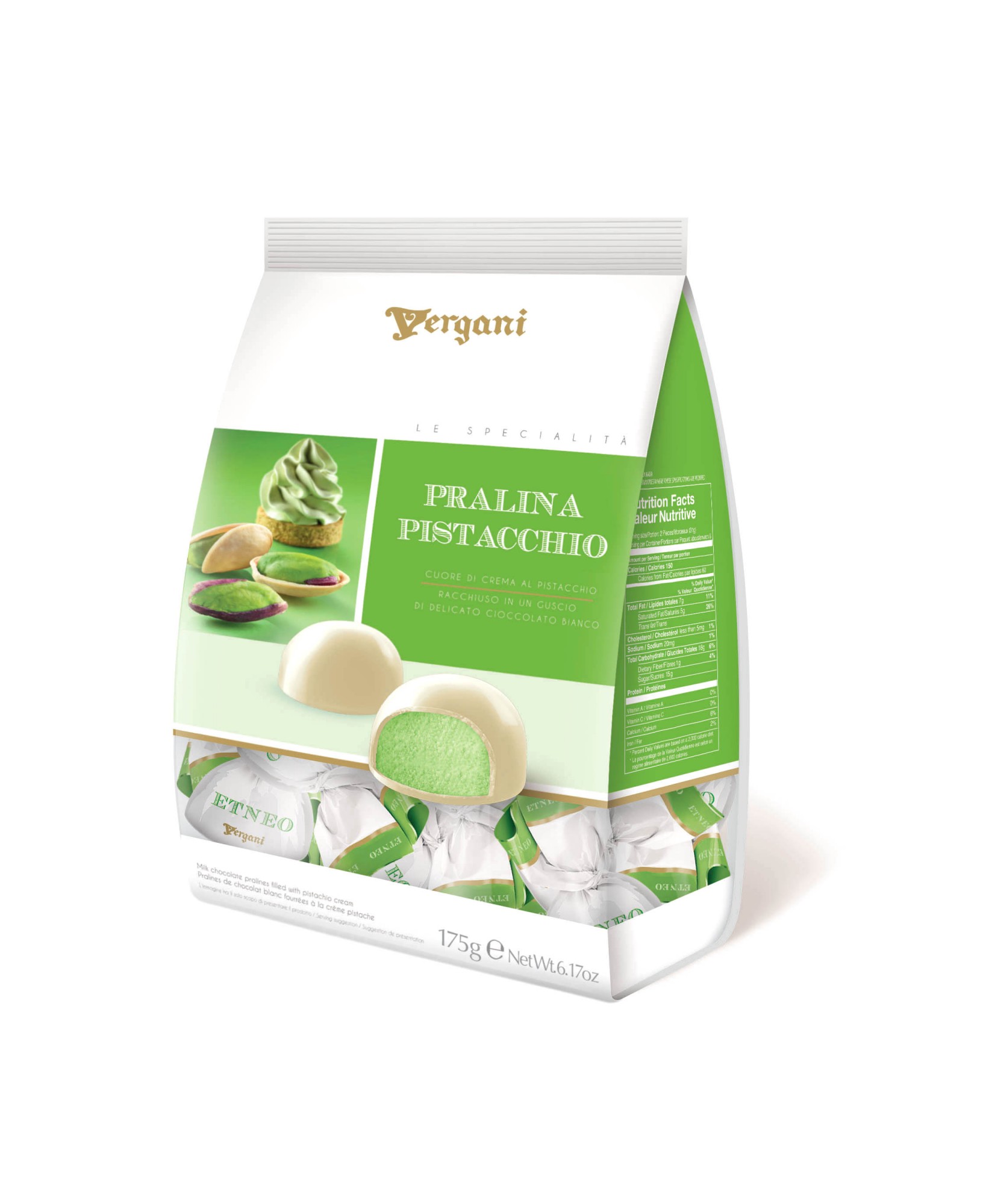 VERGANI PRALINE CREMA PISTACCHIO BS GR.175