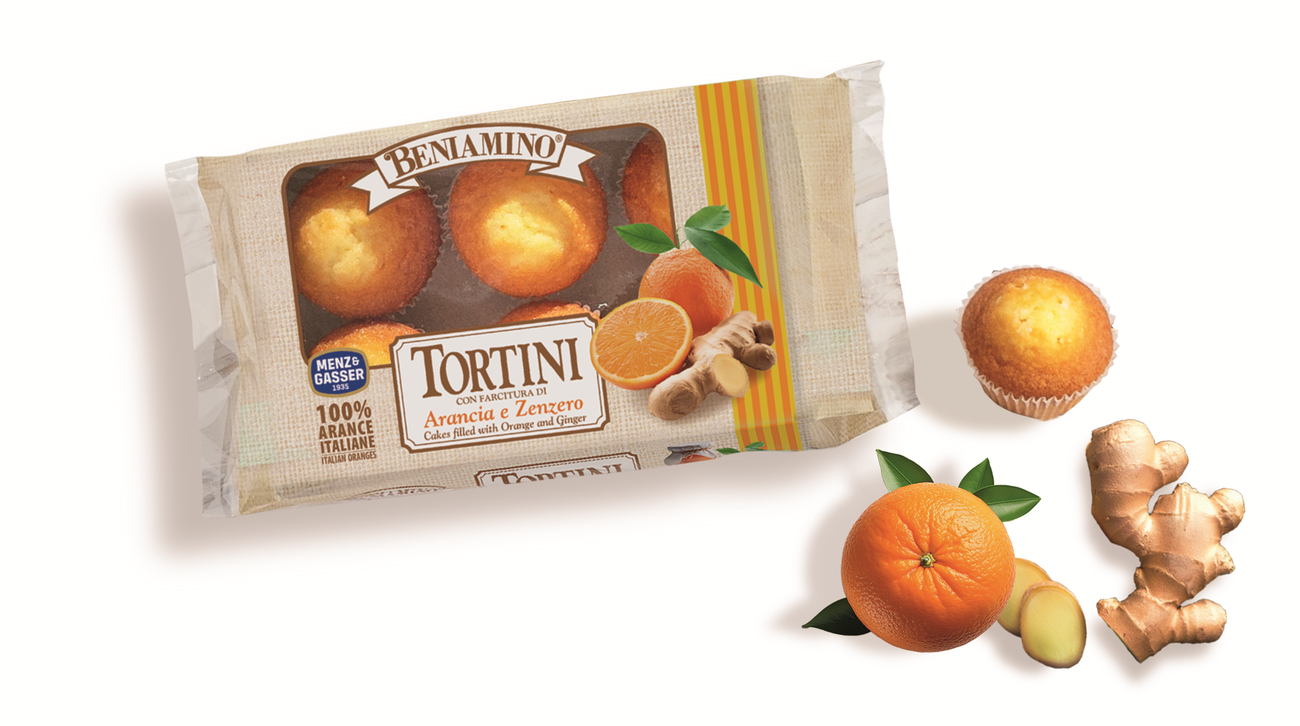 TORTINI BENIAMINO ARAN/ZENZERO GR.250