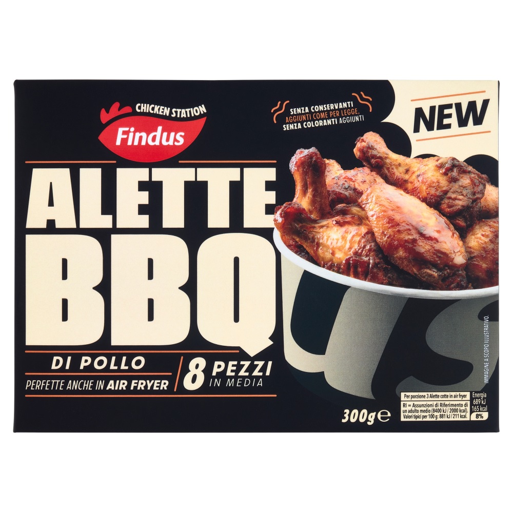 ALETTE BBQ FINDUS G300
