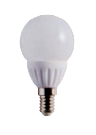 LAMPADA MINIGLOBO LED E14 5W LUCE FREDDA