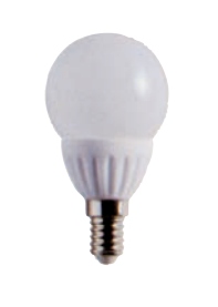 LAMPADA MINIGLOBO LED E14 7W LUCE NATURALE