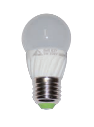 LAMPADA SFERA E27 7W LUCE FREDDA