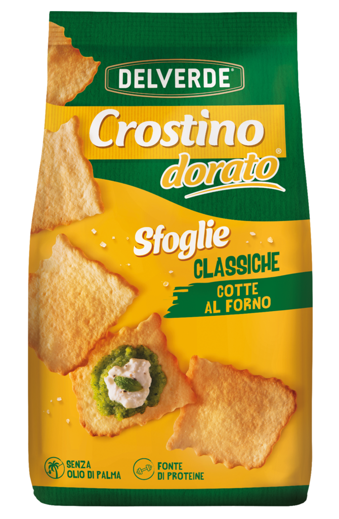 SFOGLIE CROSTINO DELVERDE DORATE GR180            