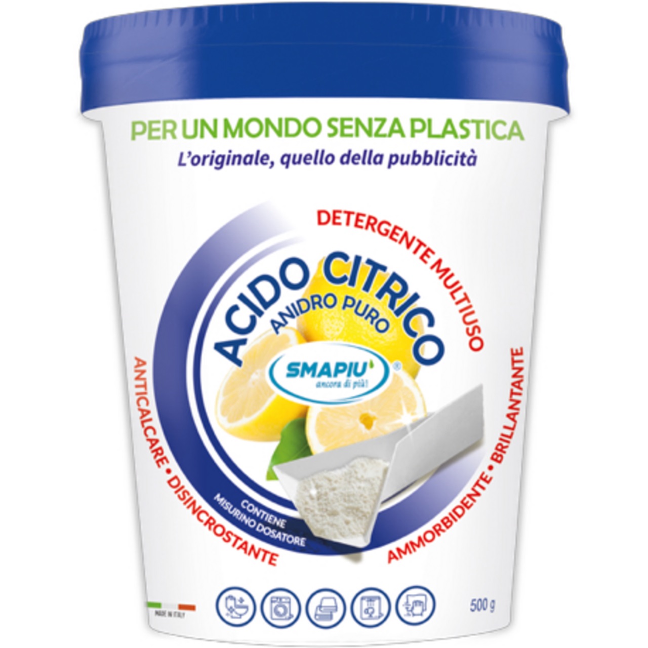 ACIDO CITRICO SMAPIU' GR 500                      