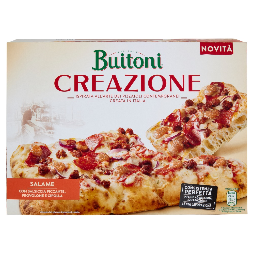 PIZZA BUITONI CREAZIONE SALAME G430               