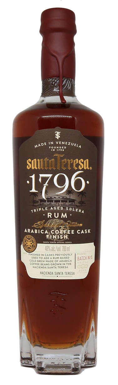 RUM SANTA TERESA 1796 CASK COFFEE CL.70           