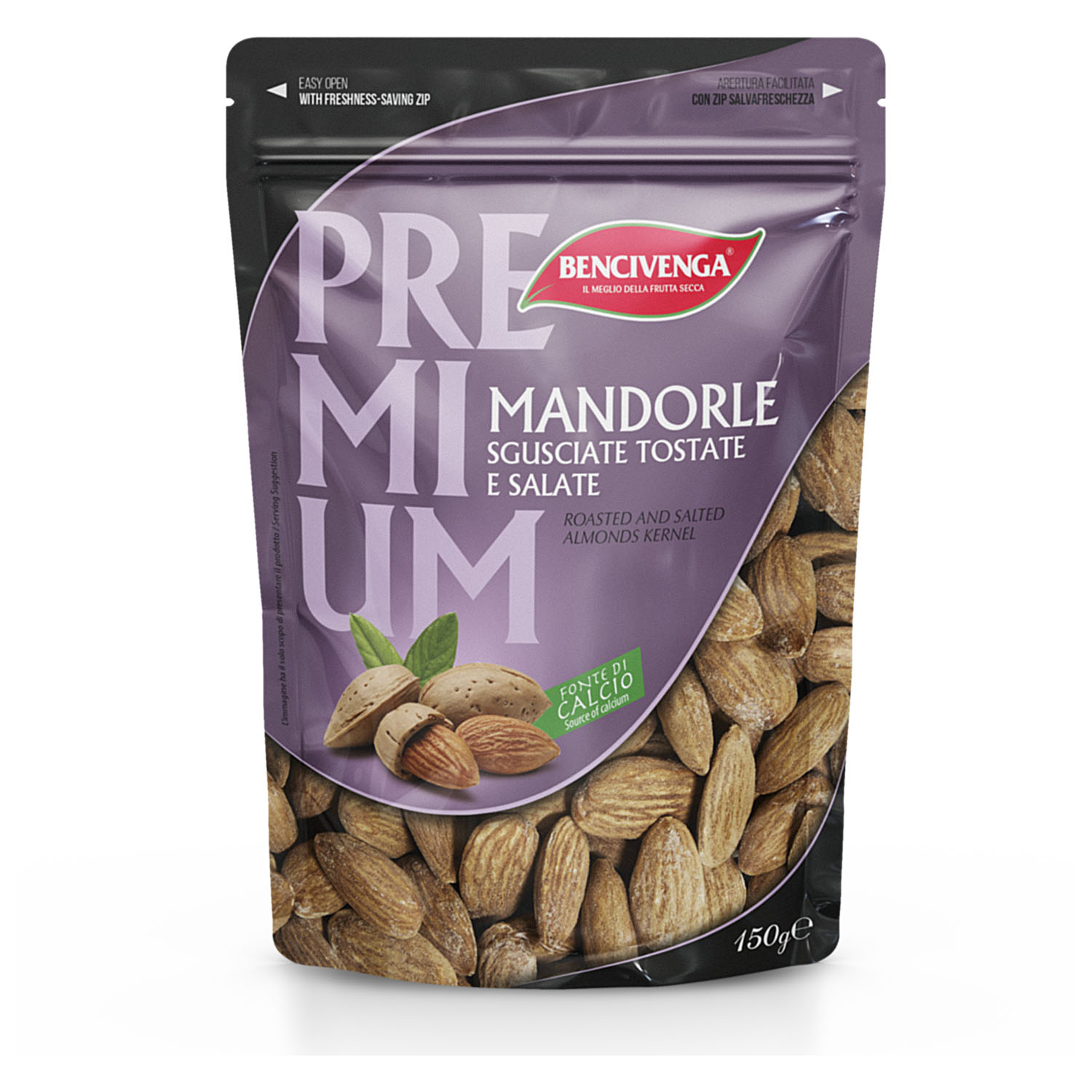 BENCIVENGA MANDORLE TOSTATE E SALATE 150G