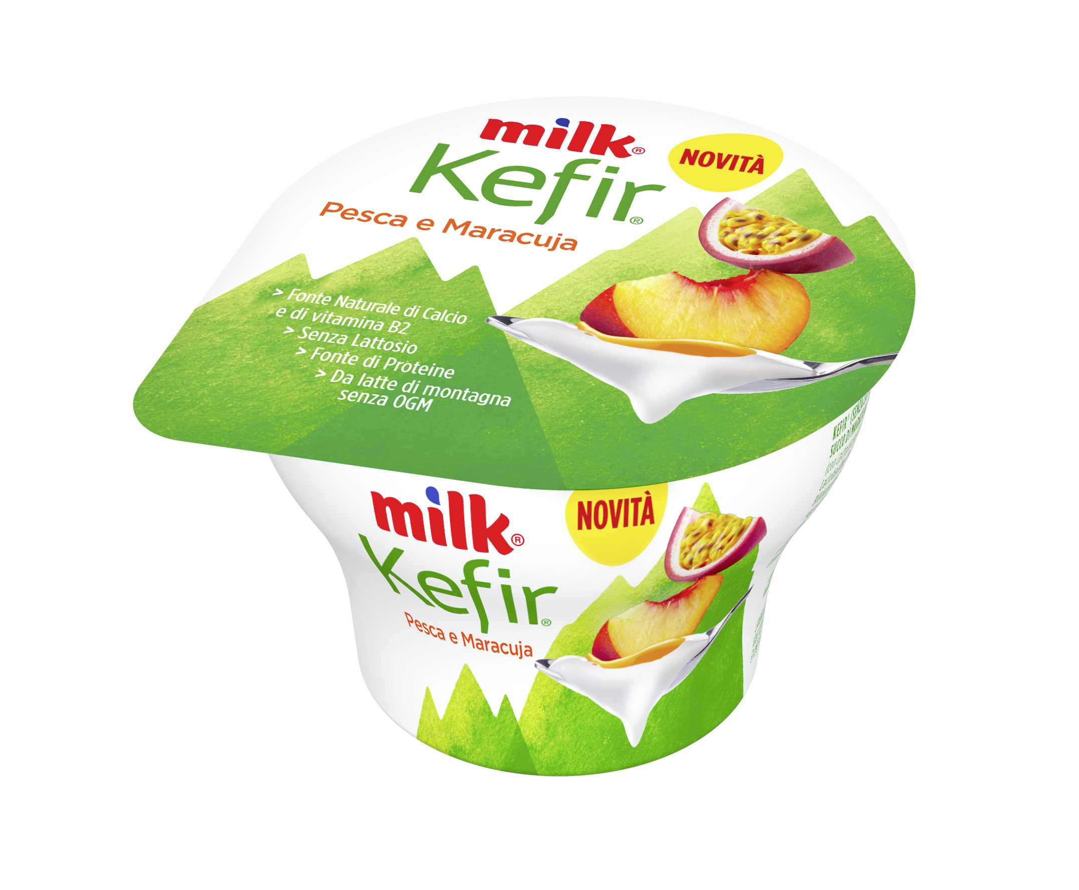 YOGURT MILK KEFIR PESCA MARACUJA GR.150