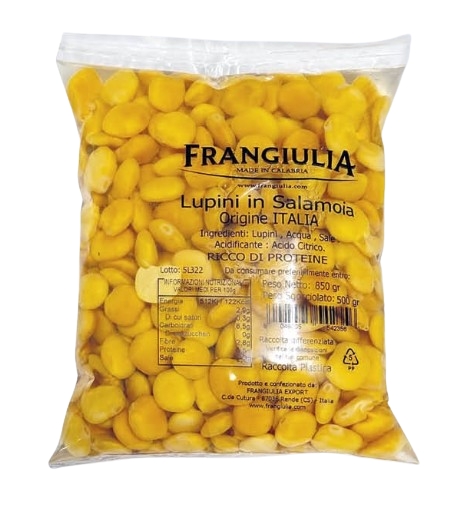 LUPINI FRANGIULIA BUSTA 850 GR. SGOCC.500GR