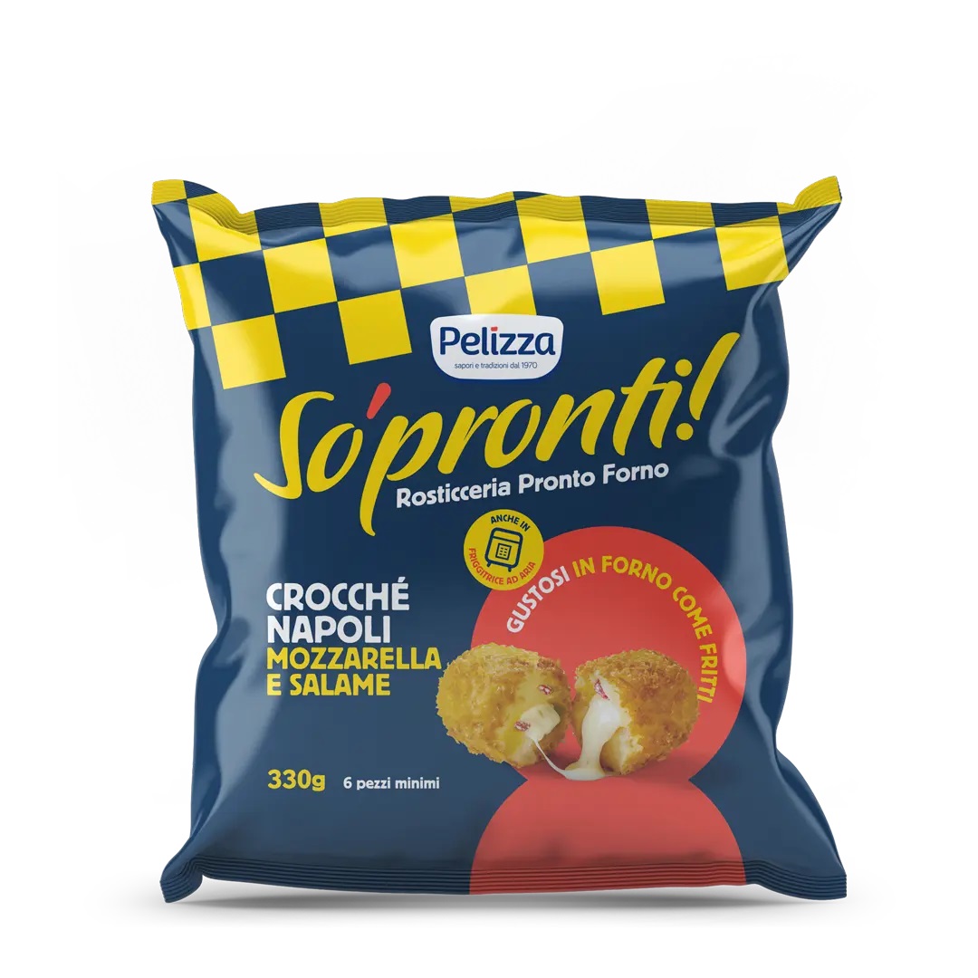 CROCCHE'NAPOLI MOZZARELLA/SALAME PELIZZA GR.330   
