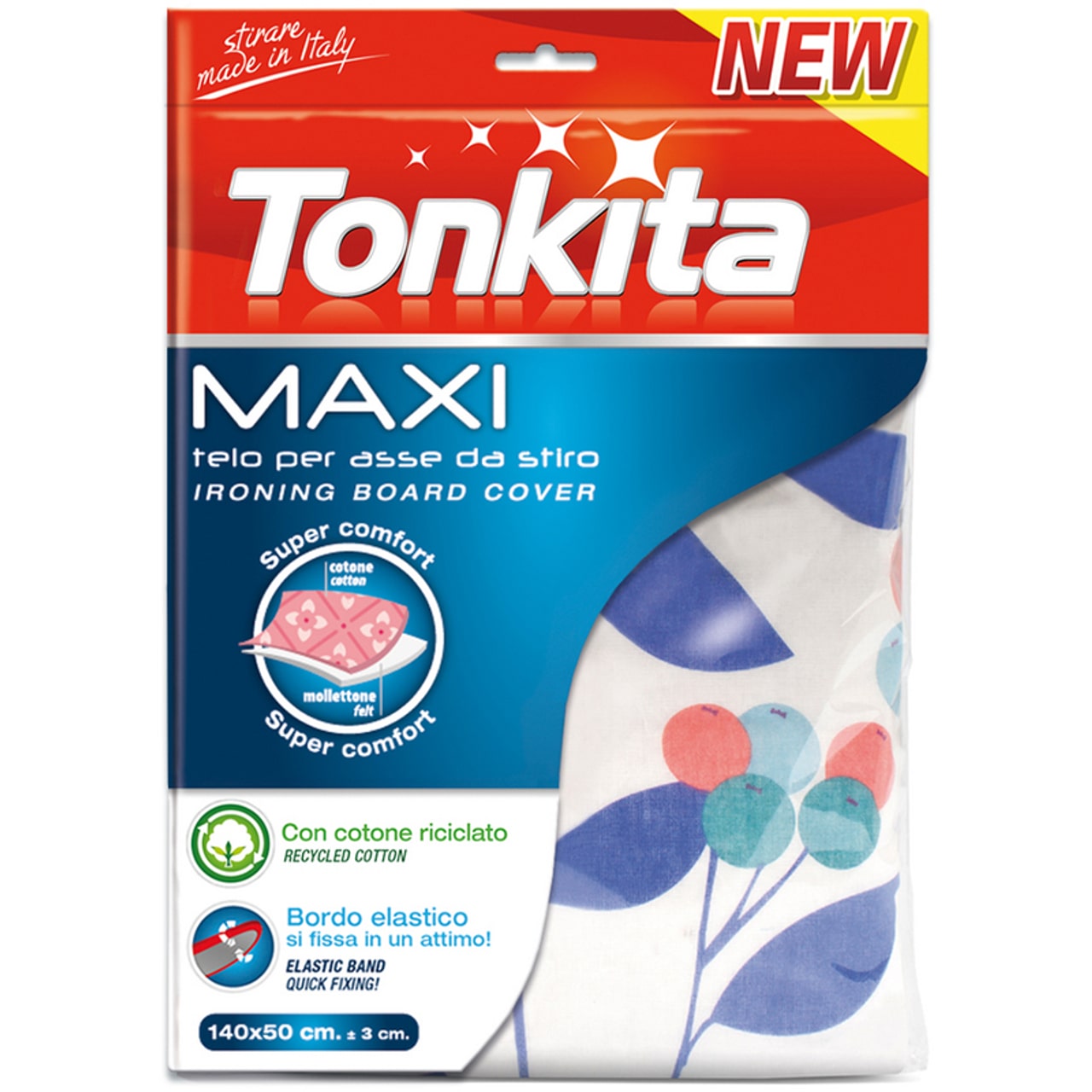 TONKITA MAXI TELO CON MOLLETTONE 140X50
