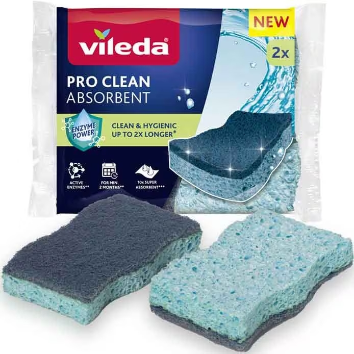 VILEDA SPUGNA PRO CLEAN VISCOSA X2