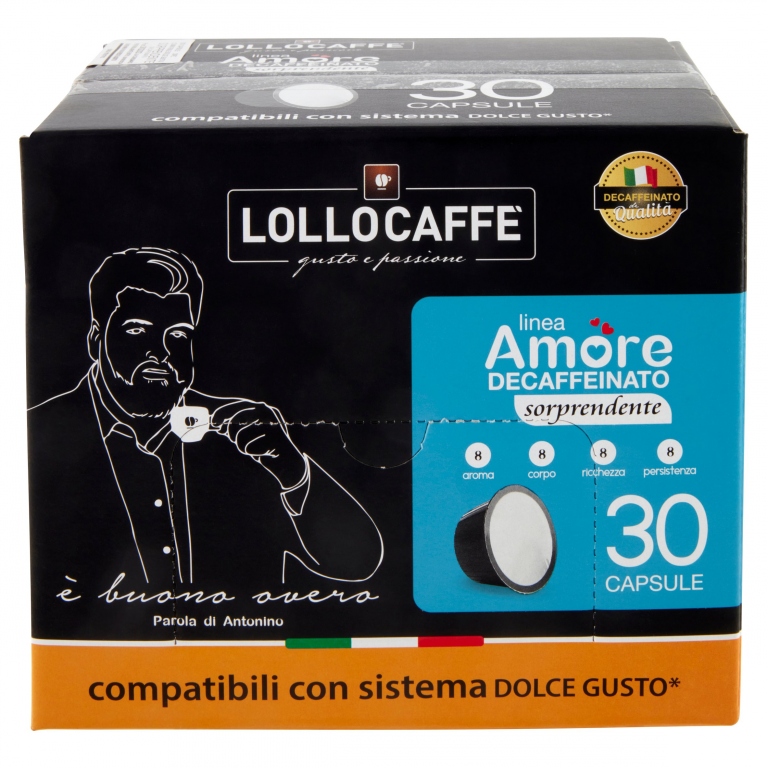 CAFFE'LOLLO CAPS DOLCEGUSTO DEK X30PZ SORPRENDENTE