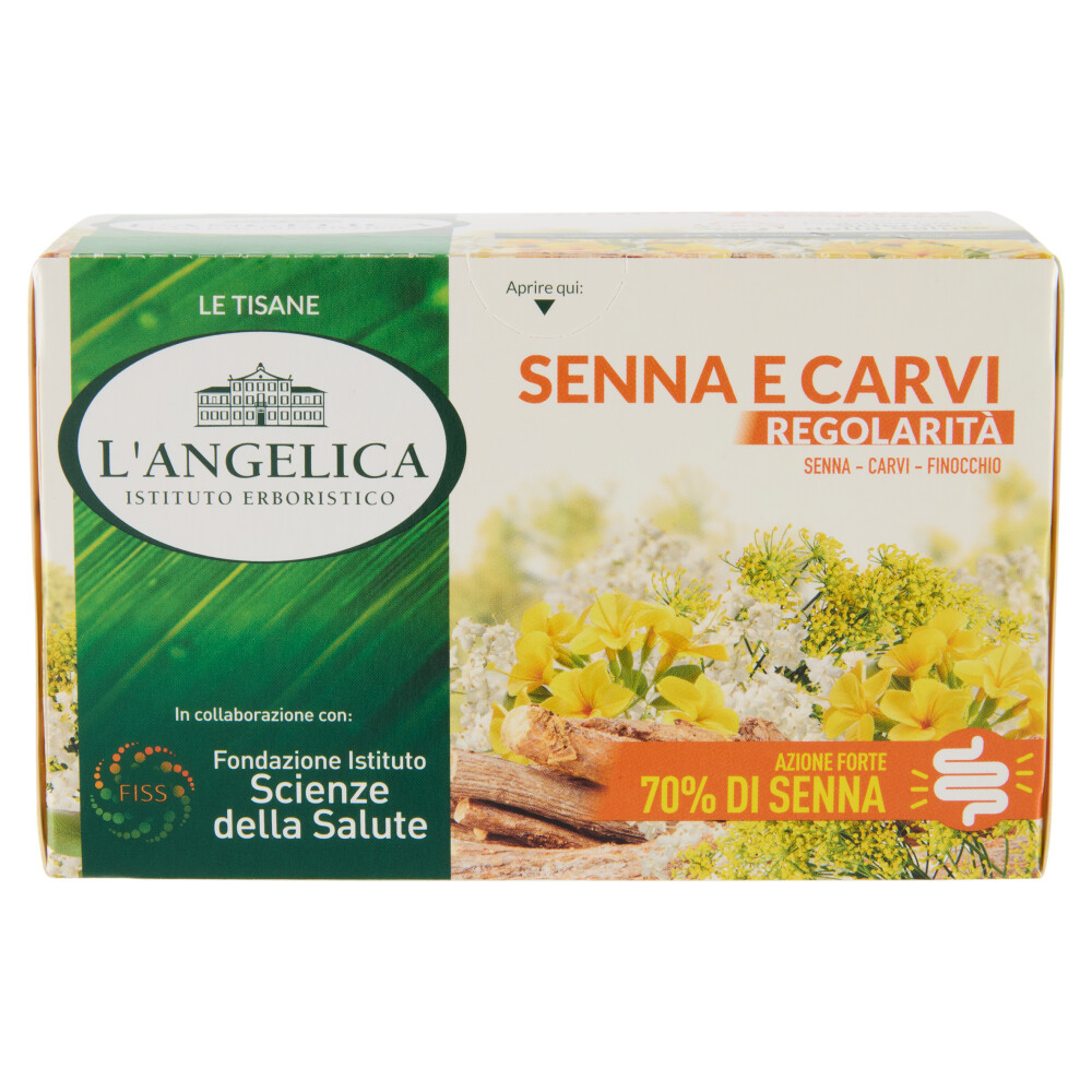 TISANA L'ANGELICA SENNA E CARVI 18 FILTRI         