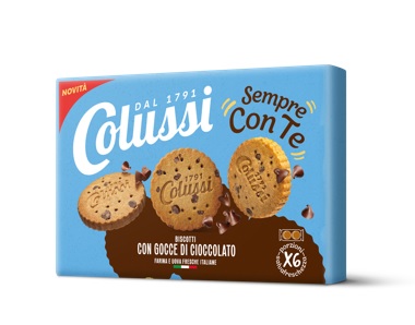 BISC. COLUSSI FROLLINO GOCCE DI CIOCC. GR.288