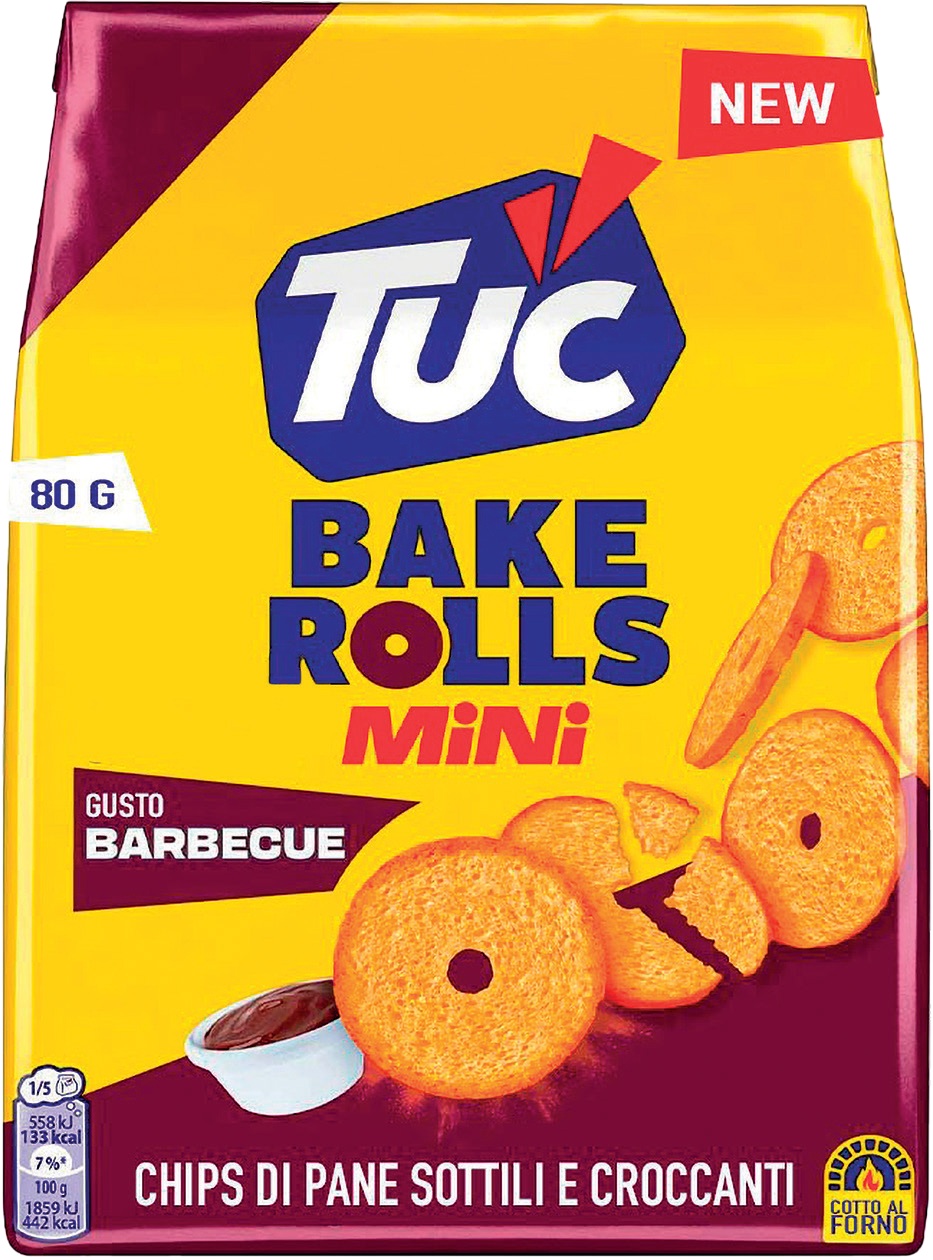 TUC BAKE ROLLS MINI BBQ GR.80
