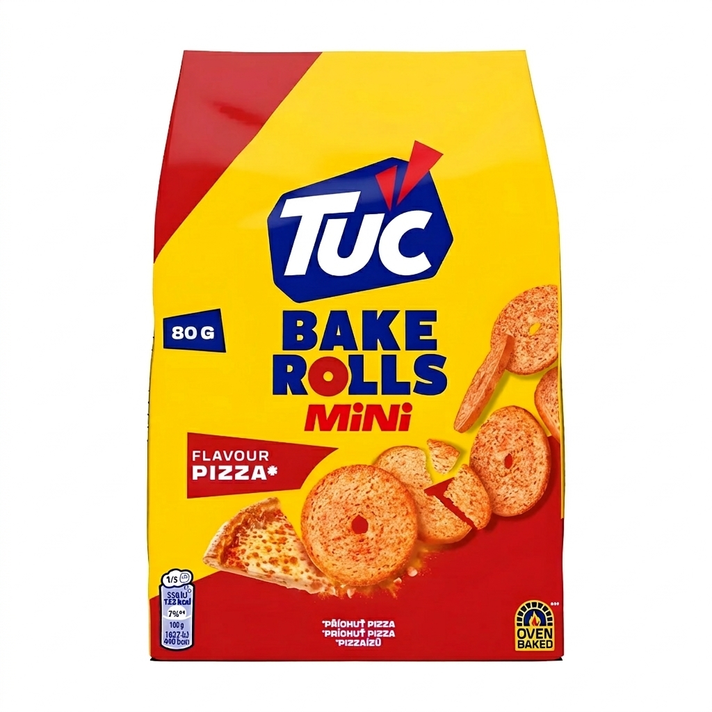 TUC BAKE ROLLS MINI PIZZA GR.80