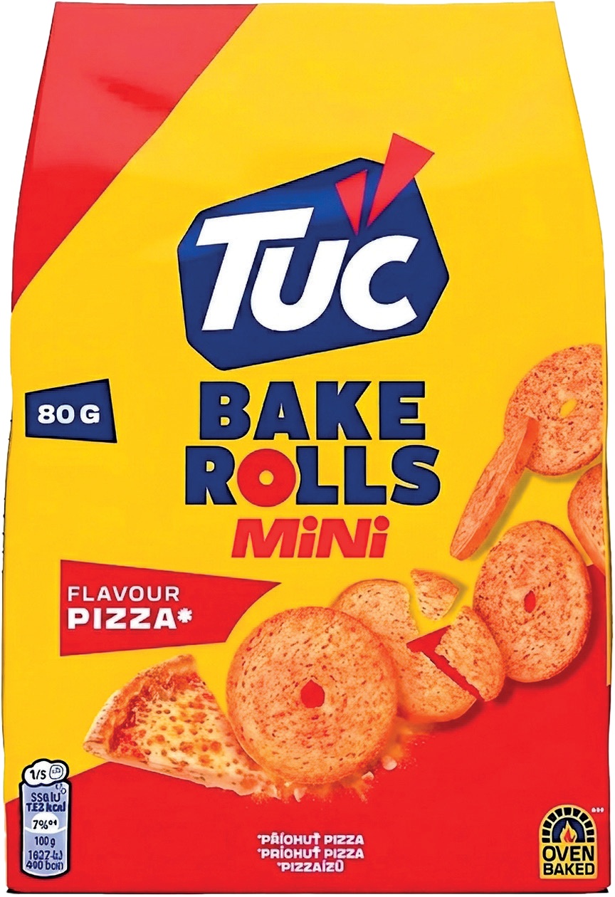 TUC BAKE ROLLS MINI PIZZA GR.80
