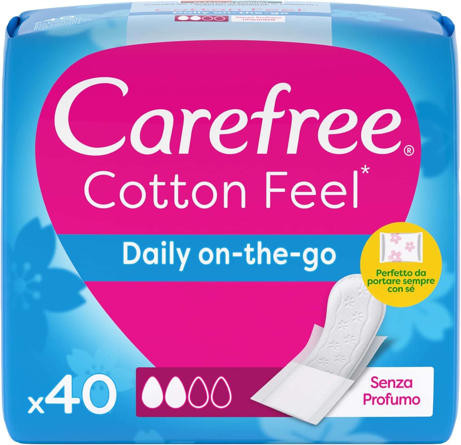 PROTEGGI SLIP CAREFREE C.FEEL R/SINGOLO X40