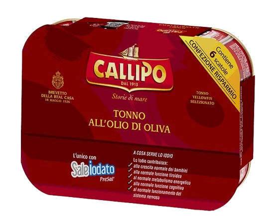 TONNO CALLIPO O.O. GR.70X6 STRAPPO