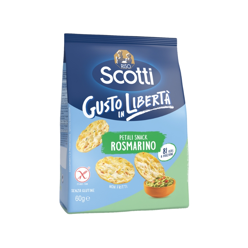 SCOTTI PETALI SNACK ROSMARINO GR.60               