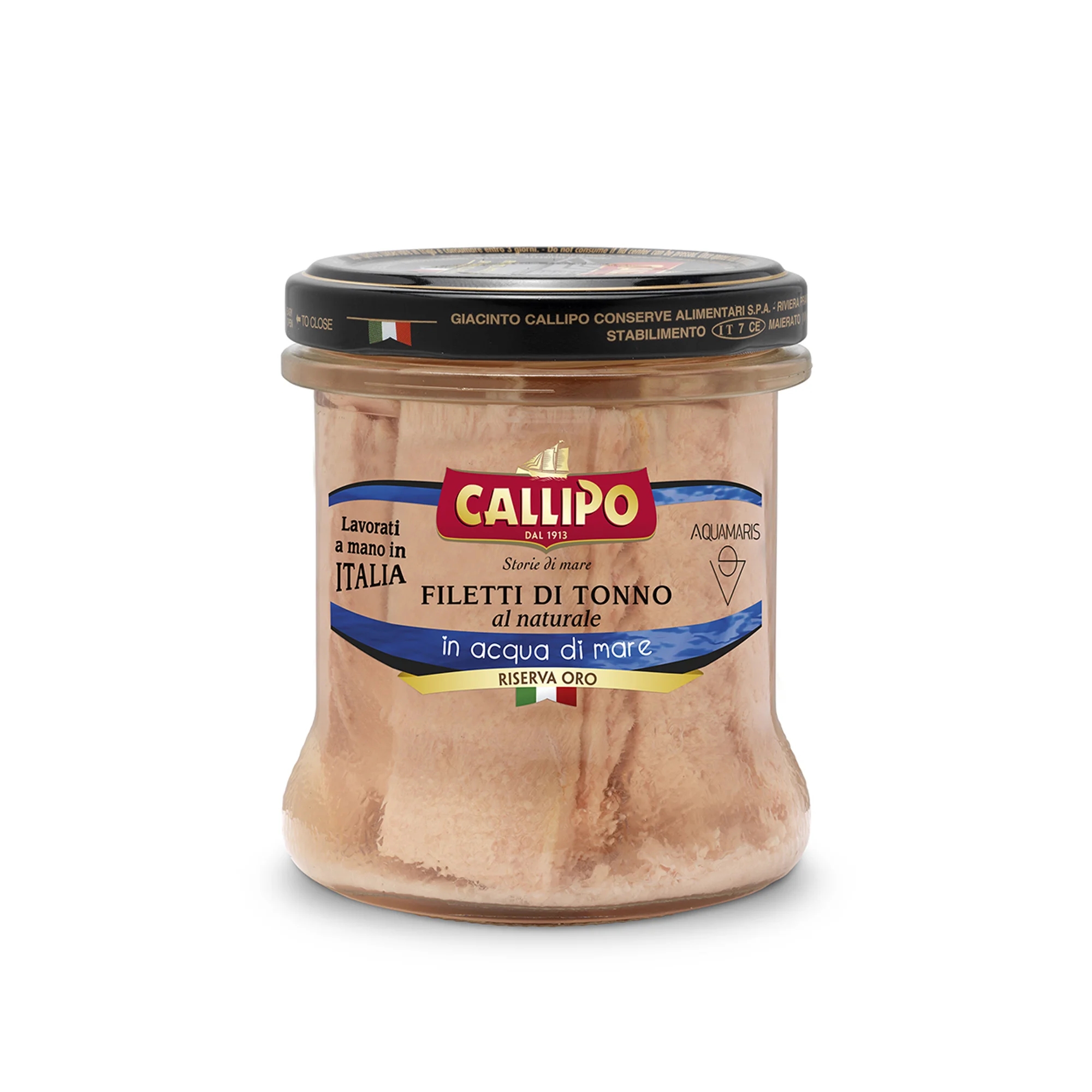 TONNO CALLIPO FILETTI G.RE GR.150 NAT.VETRO
