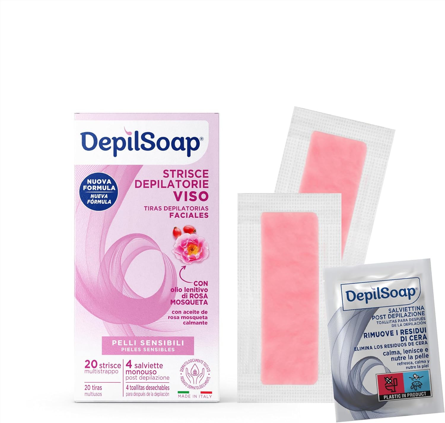 DEPILZERO STRISCE VISO DELICATE PZ 20