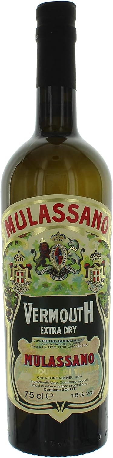 VERMOUTH MULASSANO EXTRA DRY CL.75                